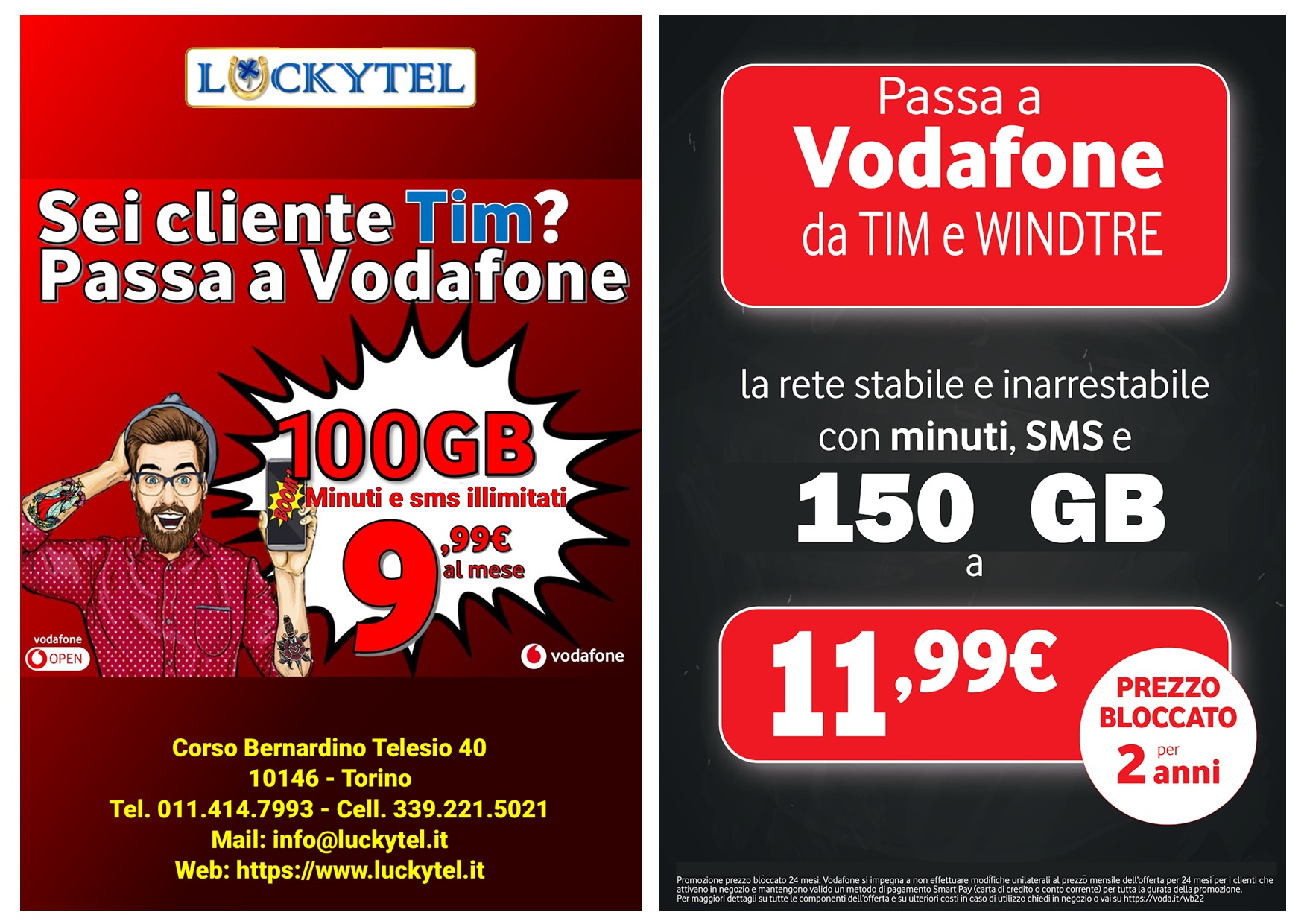 Vodafone vs. TIM e Wind bis