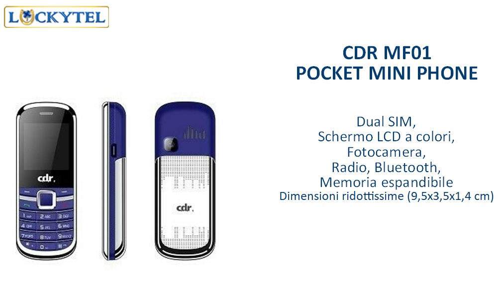 CDR MF01 Pocket Mini Phone np